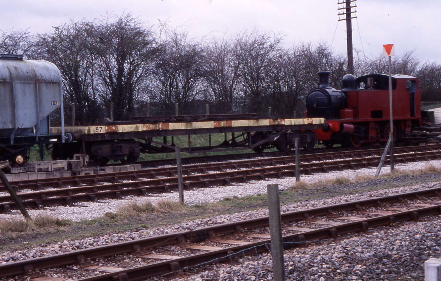 No. 97 carrying rail in Down Yard
