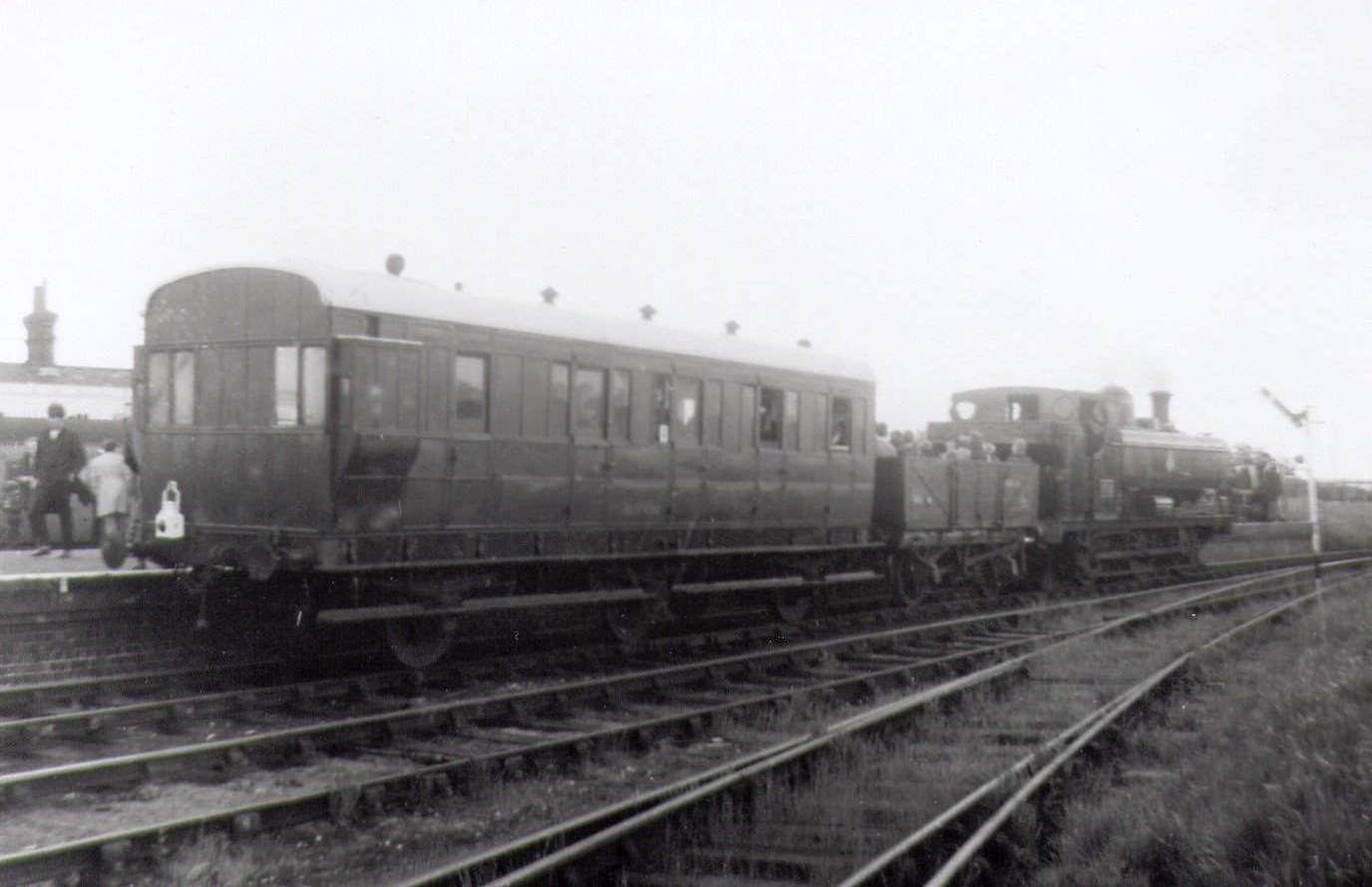 GNR No. 1470 on passenger train in 1970s
