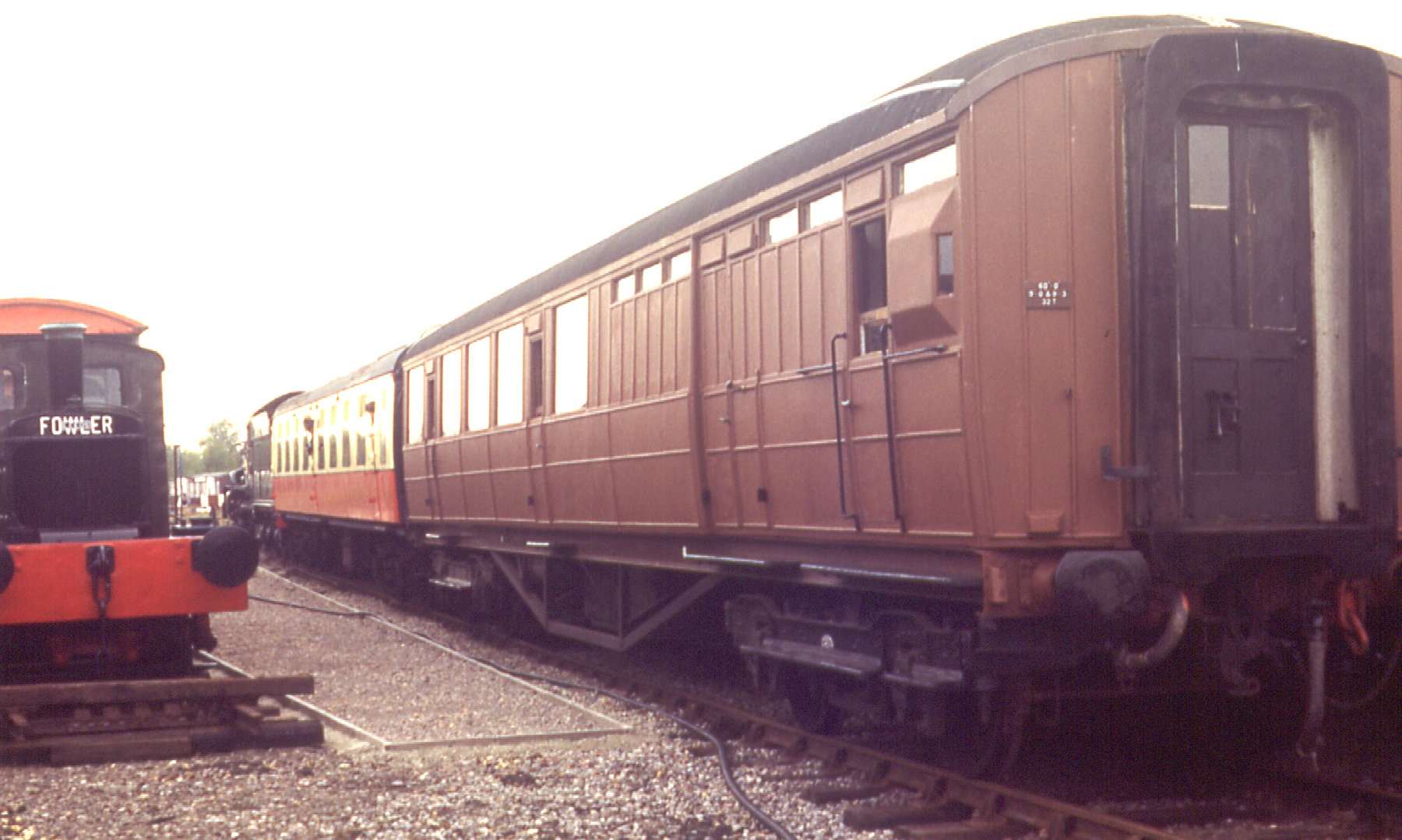 LNER Brake on Up Yard service with Mark 1 and King 6024