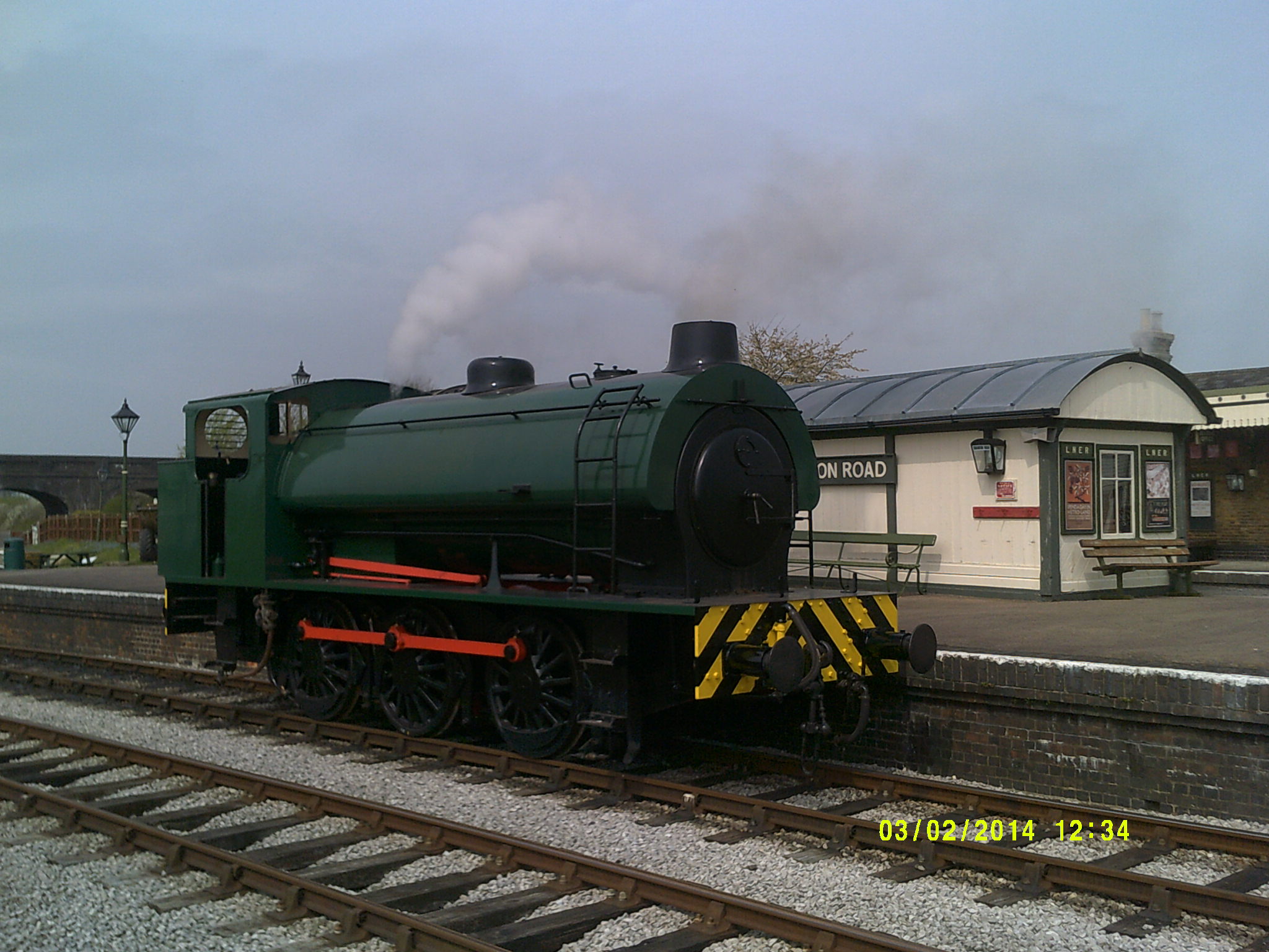 NCB66 on first steam test 24th April 2015